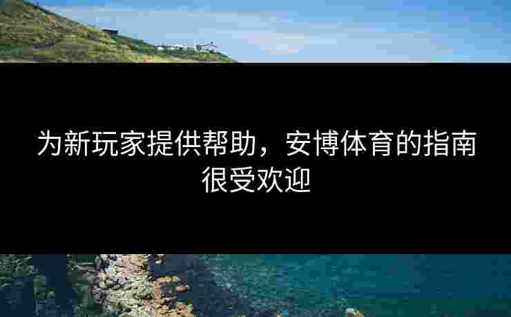 为新玩家提供帮助，安博体育的指南很受欢迎