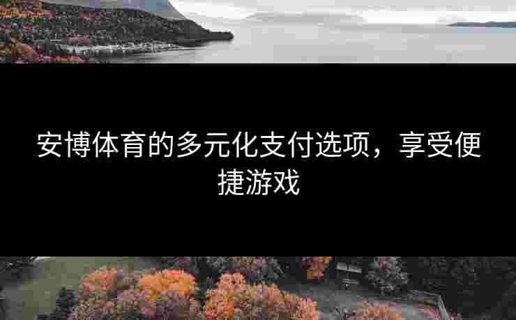 安博体育的多元化支付选项，享受便捷游戏